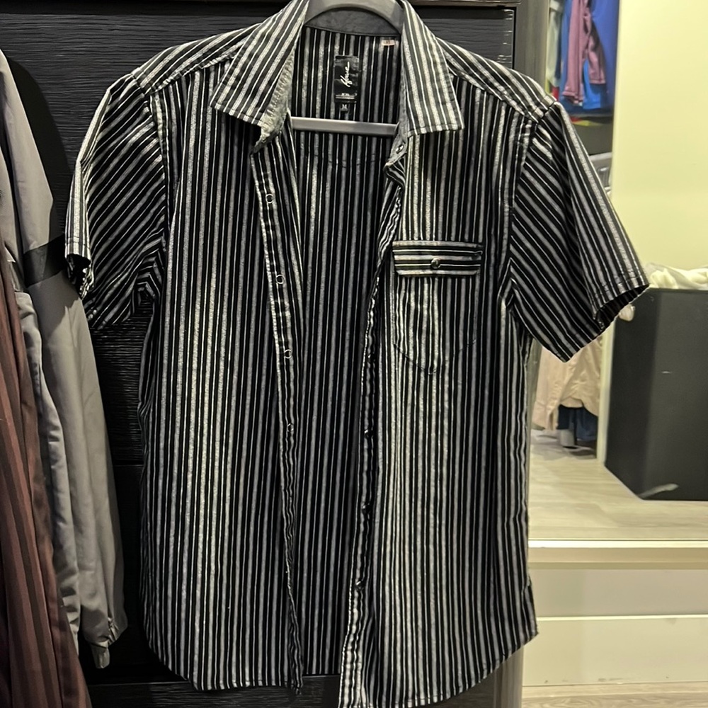 Striped Collared Shirt